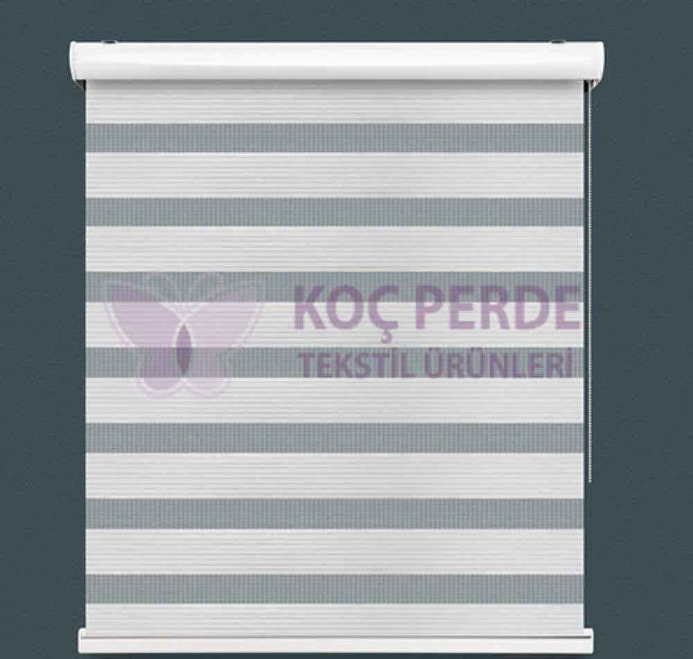 Beyaz Kutulu Zebra Perde