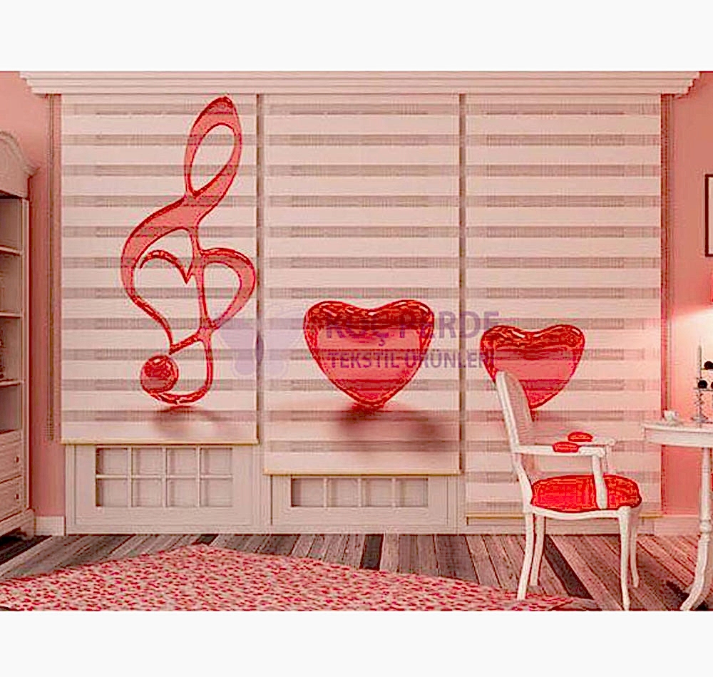 Dijital Baskı Zebra Perde 13