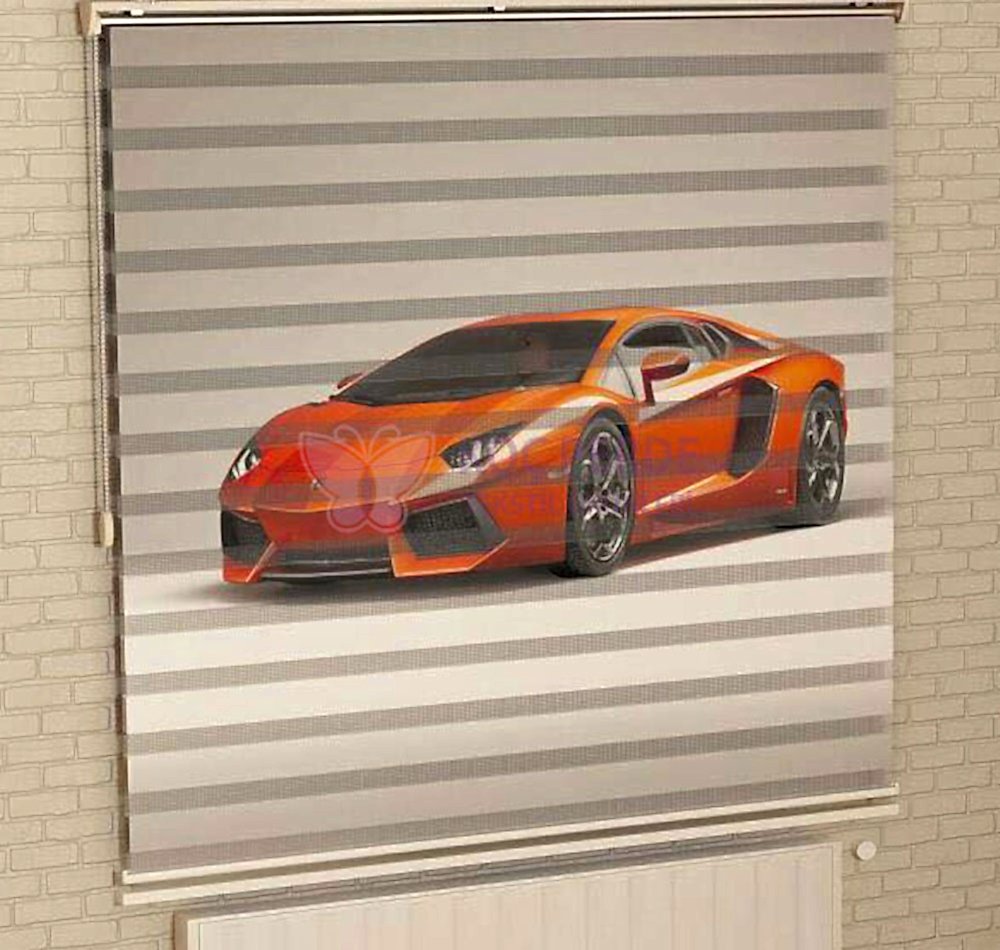 Dijital Baskı Zebra Perde 18