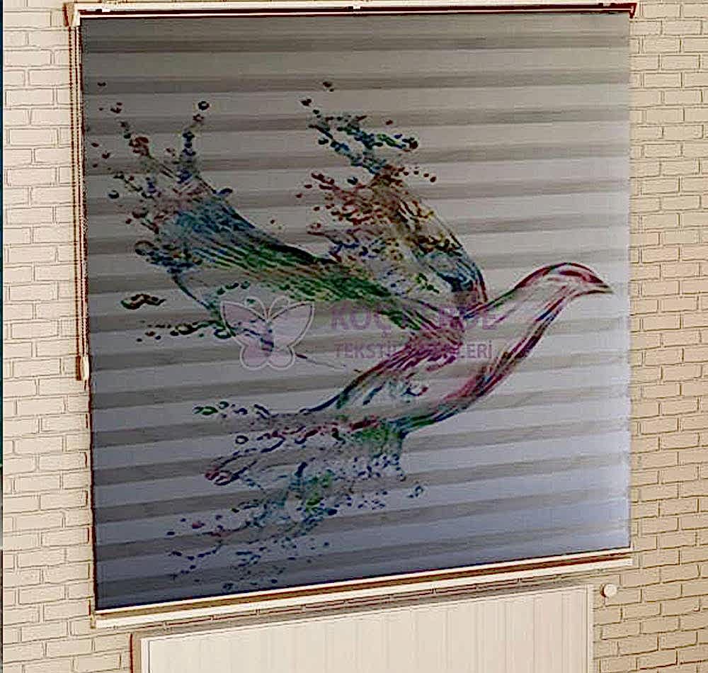 Dijital Baskı Zebra Perde 8