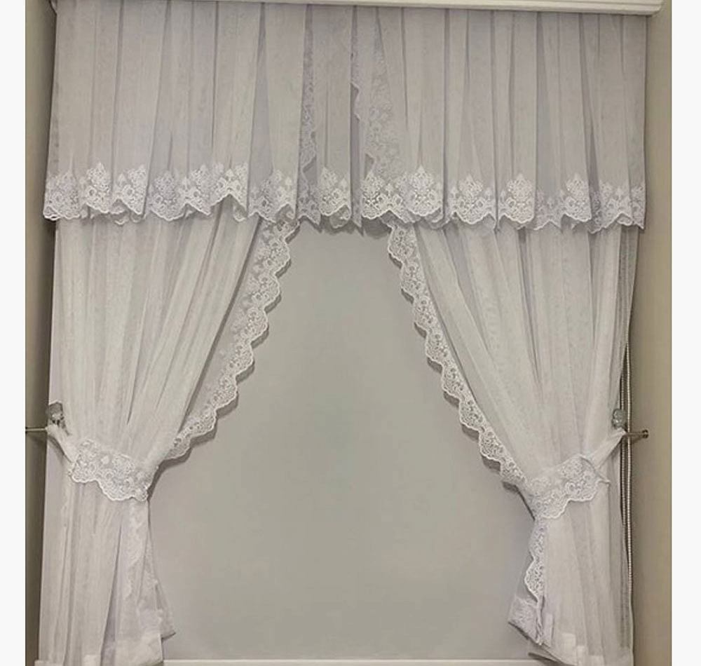 Grek Tül Perde ve Farbela