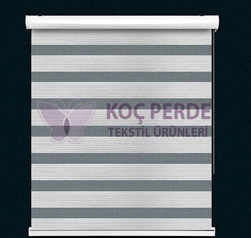 Beyaz Kutulu Zebra Perde