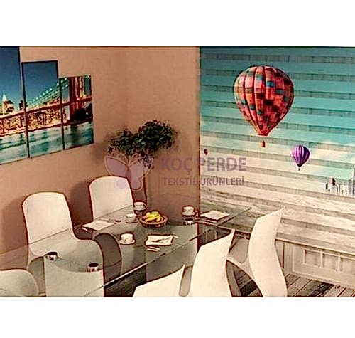 Dijital Baskı Zebra Perde 15