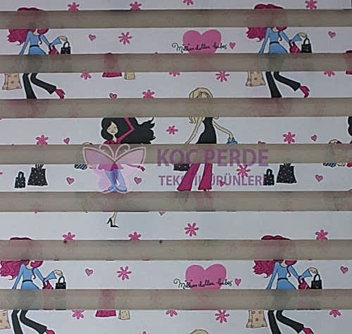 Kız Çocuğu Odası Zebra Store Perde